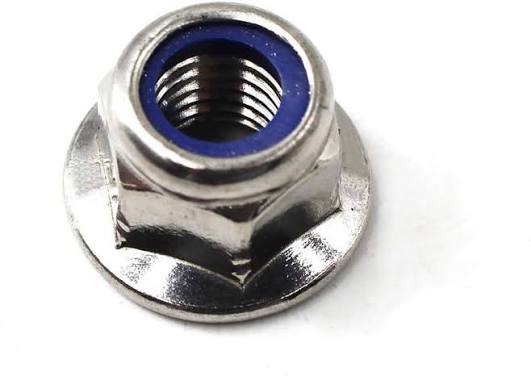 NUT ¼-20 FLANGE NYLOCK