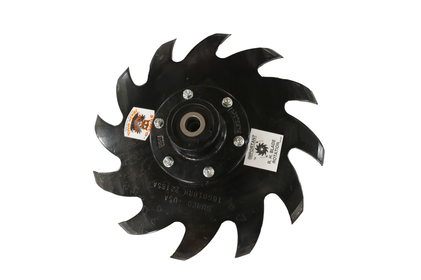 Sabertooth Row Cleaner 13" Blade Assembly with Hub/Bearing