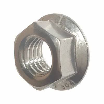 NUT ¼-20 HEX FLANGE