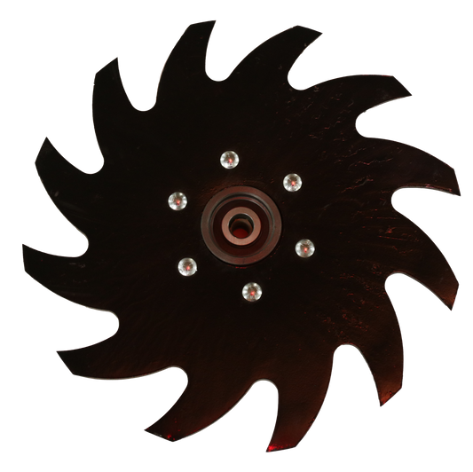 Sabertooth Row Cleaner 13" Blade Assembly with Hub/Bearing