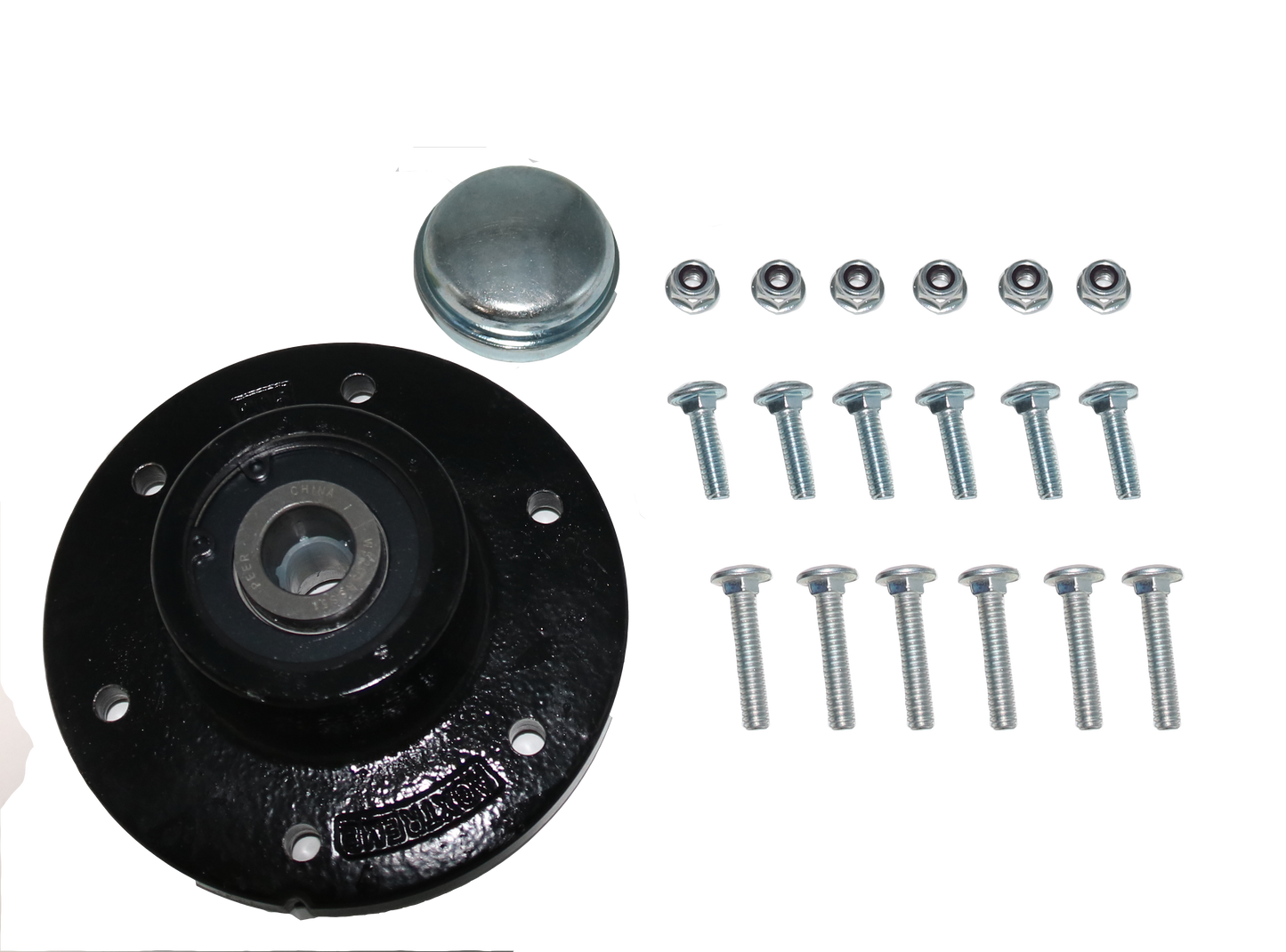 Sabertooth Row Cleaner Ag Xtreme Hub/Bearing/Bolts/Dust Cap