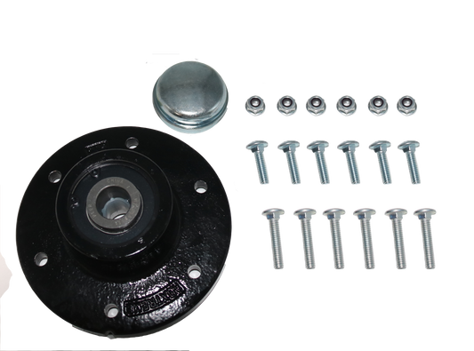 Sabertooth Row Cleaner Ag Xtreme Hub/Bearing/Bolts/Dust Cap