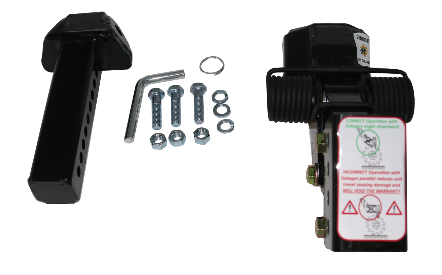 ROW CLEANER LINKAGE WITH STEM
