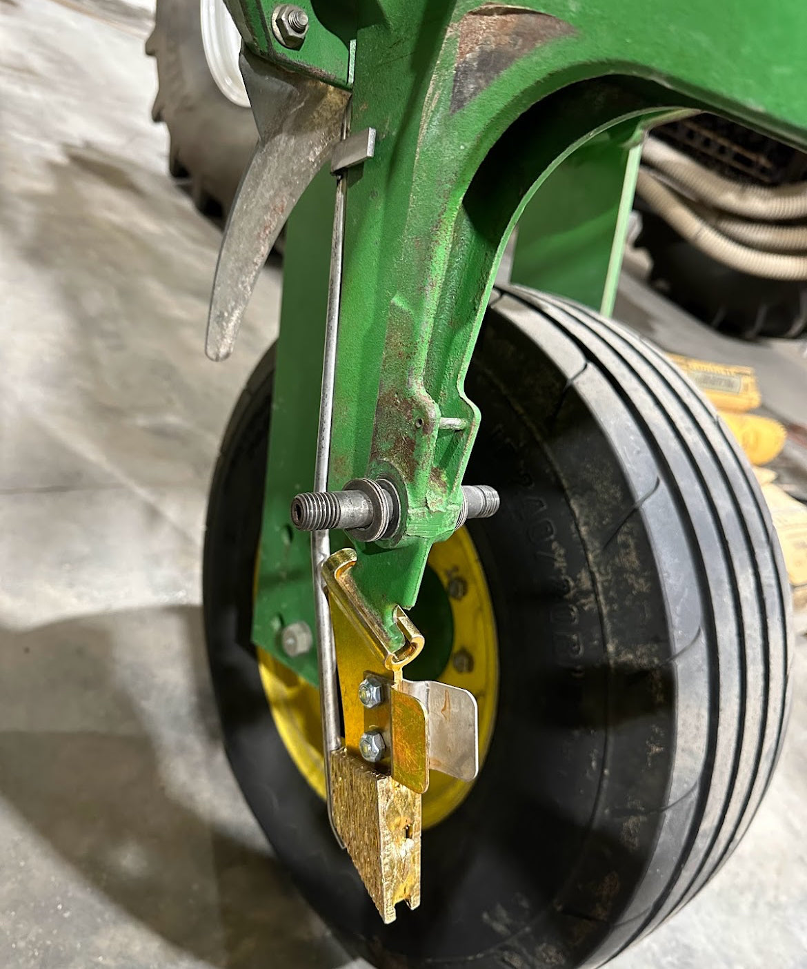 john deere planter fertilizer tubes Seed Tube Guard Extended Fertilizer Tube Assembly XP Only – Copperhead Ag Products