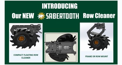 New John Deere 1770NT & 1775NT Frame Mount Compact Floating Row Cleaner - 24 Row Planter