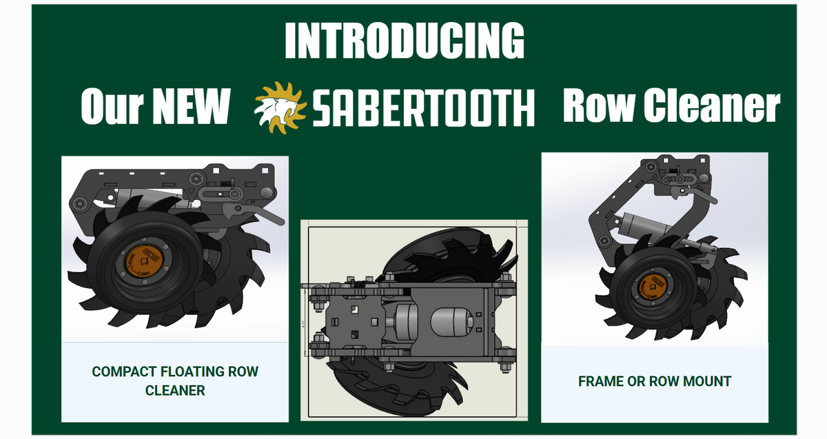 New John Deere 1770NT / 1775NT Frame Mount Compact Floating Row Cleane ...